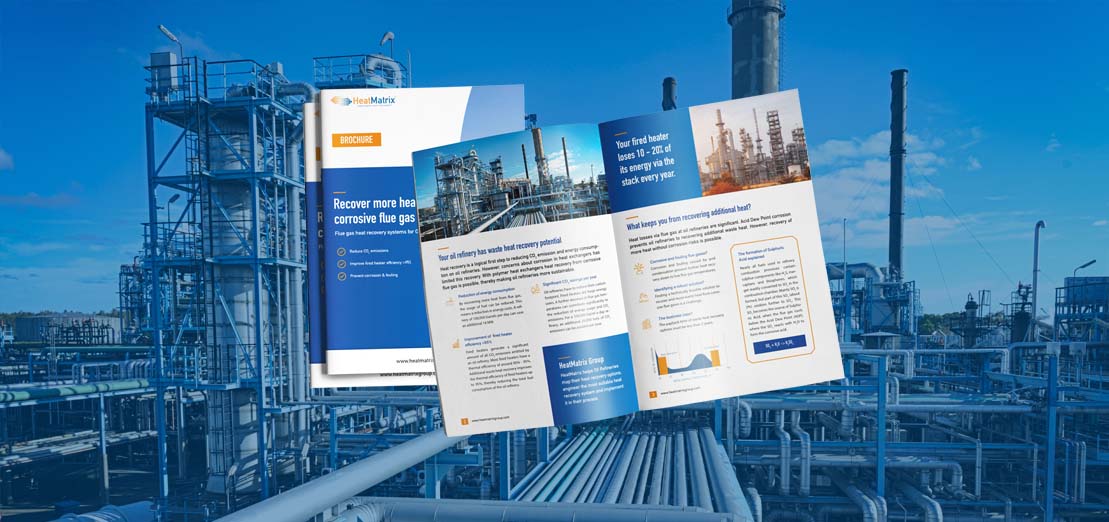 HeatMatrix brochure for flue gas heat recovery systems on oil refineries