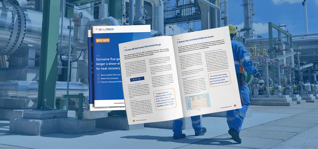 white paper about enabling heat recovery from corrosive flue gases with a polymer economiser