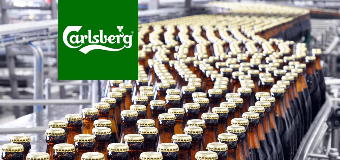 HeatMatrix customer reference of beer brewing company Carlsberg