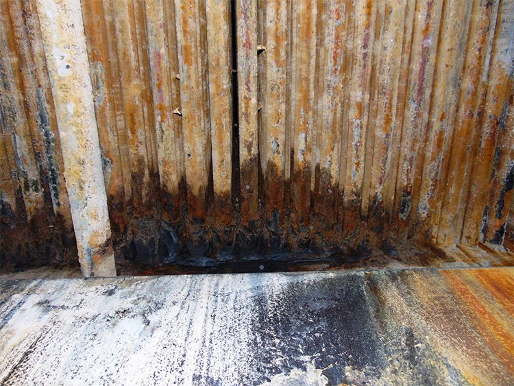 Heat exchanger corrosion example